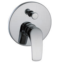 3168-22 faucet kuningan tuas tunggal mixer shower tertanam air panas/dingin, mixer shower internal, 2 atau 3 outlet;