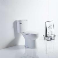 YS22202 Toilet keramik 2 buah, toilet S-trap memanjang, toilet bersertifikat TISI/SNI;
