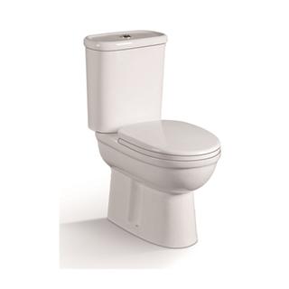 Toilet keramik 2 bagian YS22215P, toilet cuci P-trap yang dipasang rapat;