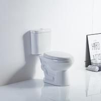 YS22236 Toilet keramik 2 bagian, toilet siphonic S-trap yang dipasang rapat;