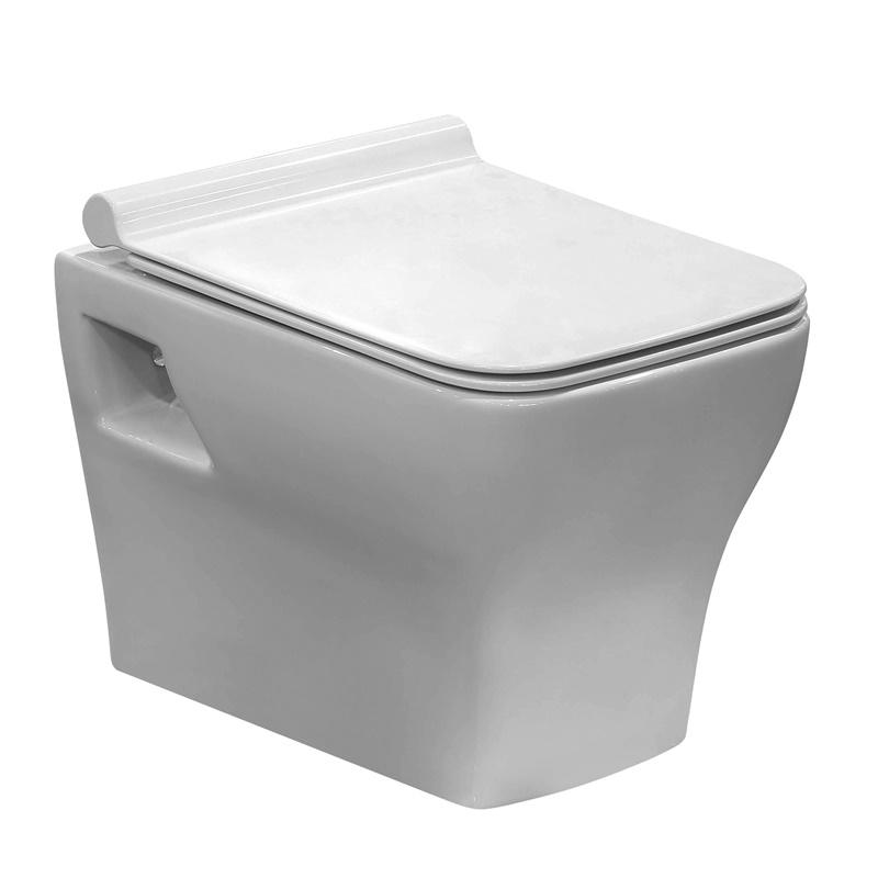 YS22245H Toilet keramik yang digantung di dinding, Toilet yang dipasang di dinding, wastafel;