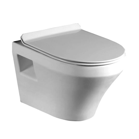 YS22250H Toilet keramik yang digantung di dinding, Toilet yang dipasang di dinding, tempat cuci;