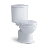 Toilet keramik 2 bagian YS22262P, toilet cuci P-trap;