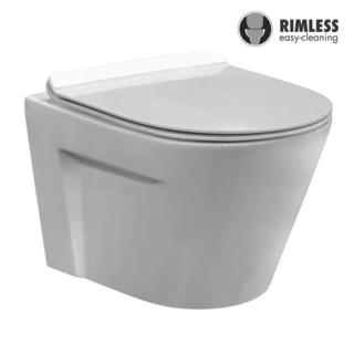 YS22267HR Toilet keramik yang digantung di dinding, Toilet yang dipasang di dinding tanpa bingkai, tempat cuci;