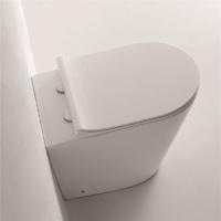 YS22268F Toilet keramik berdiri tunggal, toilet cuci P-trap tanpa bingkai;