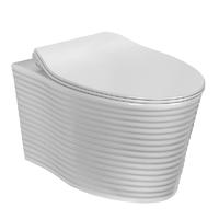 YS22280H Toilet keramik yang digantung di dinding, Toilet yang dipasang di dinding, tempat cuci;