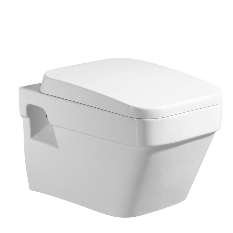 YS22285H Toilet keramik yang digantung di dinding, Toilet yang dipasang di dinding, wastafel;