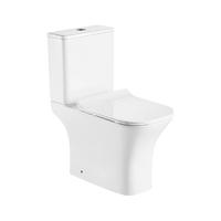 YS22291P toilet keramik tanpa bingkai 2 bagian, toilet cuci P-trap;