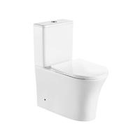 YS22294P2 toilet keramik tanpa bingkai 2 bagian, toilet cuci P-trap;