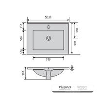 YS27299-50 Baskom kabinet keramik, wastafel rias, wastafel toilet;