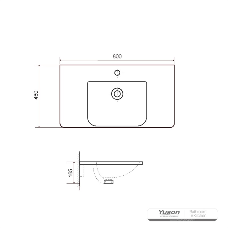 YS27307-80 Baskom kabinet keramik, wastafel rias, wastafel toilet;