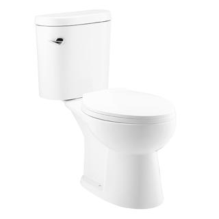 YS22202 Toilet keramik 2 buah, toilet S-trap memanjang, toilet bersertifikat TISI/SNI;