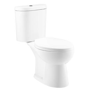 YS22203 Toilet keramik 2 buah, toilet S-trap memanjang, toilet bersertifikat TISI/SNI;