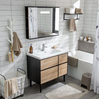 Furnitur kamar mandi YS54115-M2, lemari cermin, meja rias kamar mandi