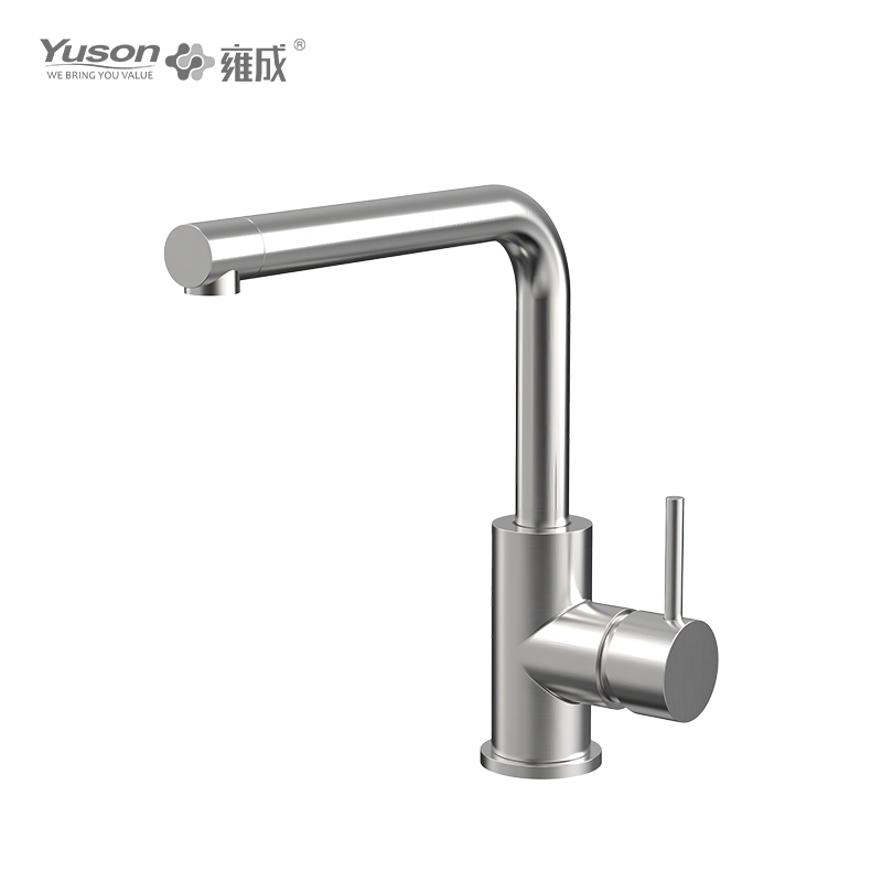 3161-52 SS 316L Faucet Single Lever Deck-mount Keran wastafel dapur tarik ke bawah