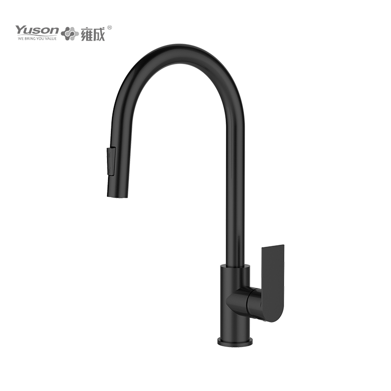 3163-50 SS 316 Faucet Tuas tunggal Mixer wastafel dapur yang dipasang di dek