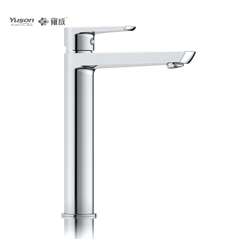 3327-31 Faucet Kuningan tuas tunggal mixer baskom air panas & dingin yang dipasang di dek