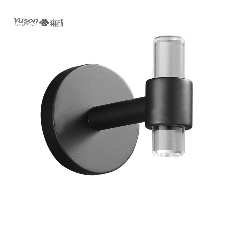 12188 Aksesori Kamar Mandi Ramping, Pengait Jubah, Pengait Jubah Seng/Kuningan/SUS, dipasang di dinding (Seri 12100)
