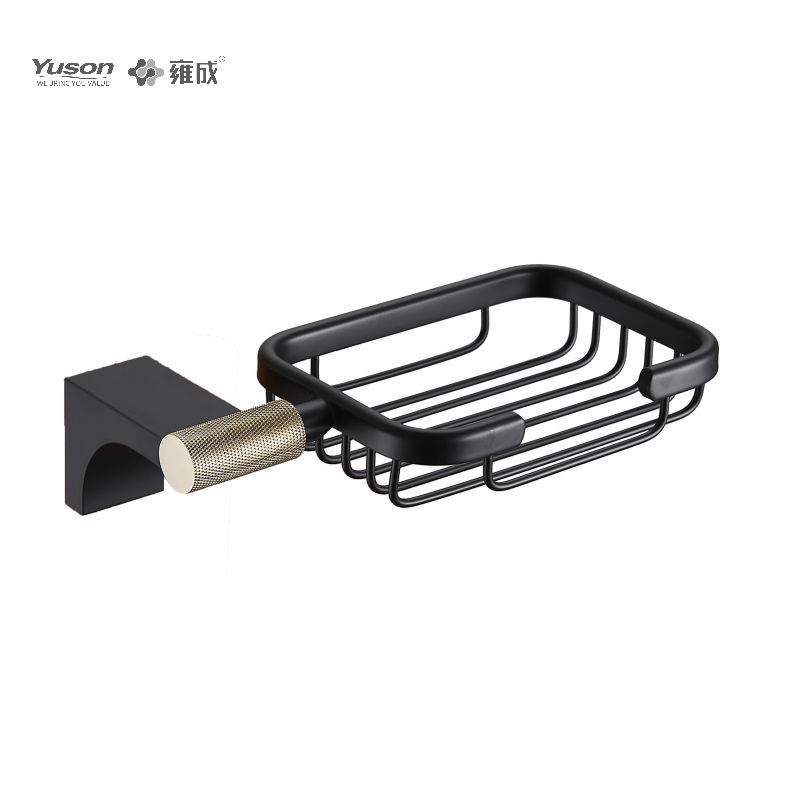 12485B Aksesori Kamar Mandi Ramping, Keranjang Sabun, Tempat Sabun Seng/Kuningan/SUS, dipasang di dinding (Seri 12400)