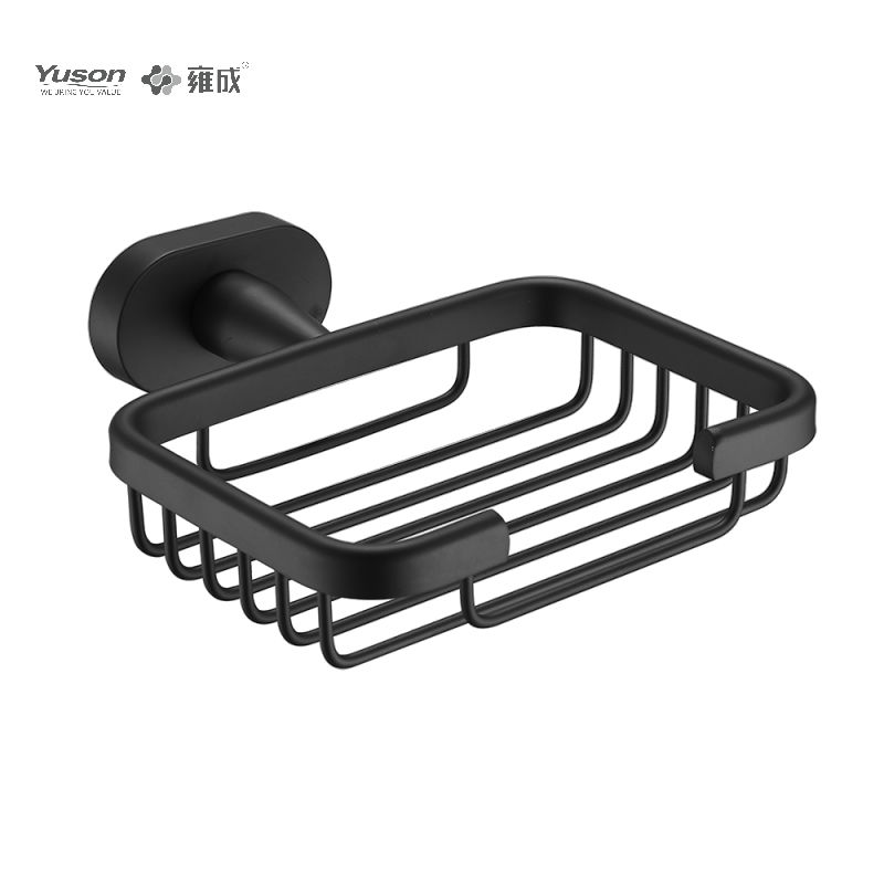 13385B Aksesori Kamar Mandi Ramping, Keranjang Sabun, Tempat Sabun Seng/Kuningan/SUS, dipasang di dinding (Seri 13300)