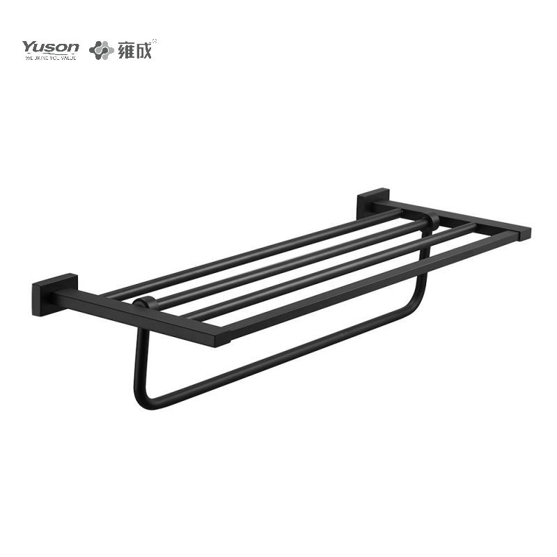 13462 Aksesori Kamar Mandi Ramping, Rak Handuk, Rak Handuk, Tempat Handuk Seng/Kuningan/SUS, dipasang di dinding (Seri 13400)