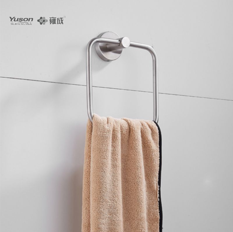 15510 Aksesori Kamar Mandi Ramping, Cincin Handuk, Tempat Handuk, Tempat Handuk Seng/Kuningan/SUS, Terpasang di Dinding (Seri 15500)