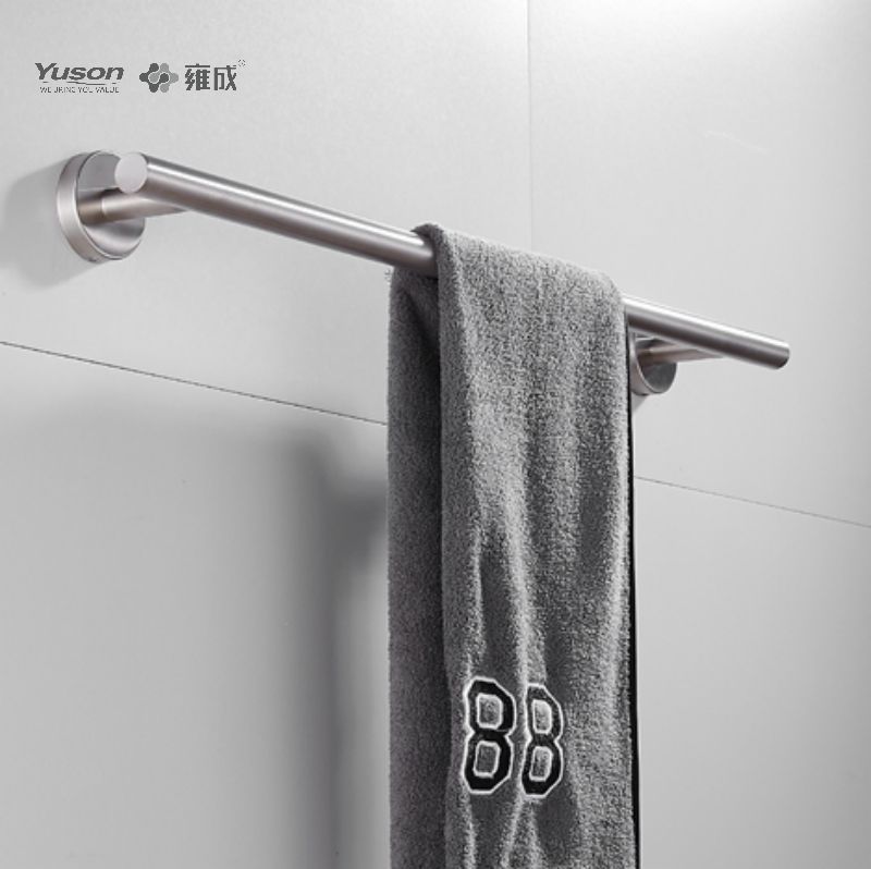 15524 Aksesori Kamar Mandi Ramping, Batangan handuk, 24”, Tempat handuk, Tempat handuk Seng/Kuningan/SUS, terpasang di dinding (Seri 15500)