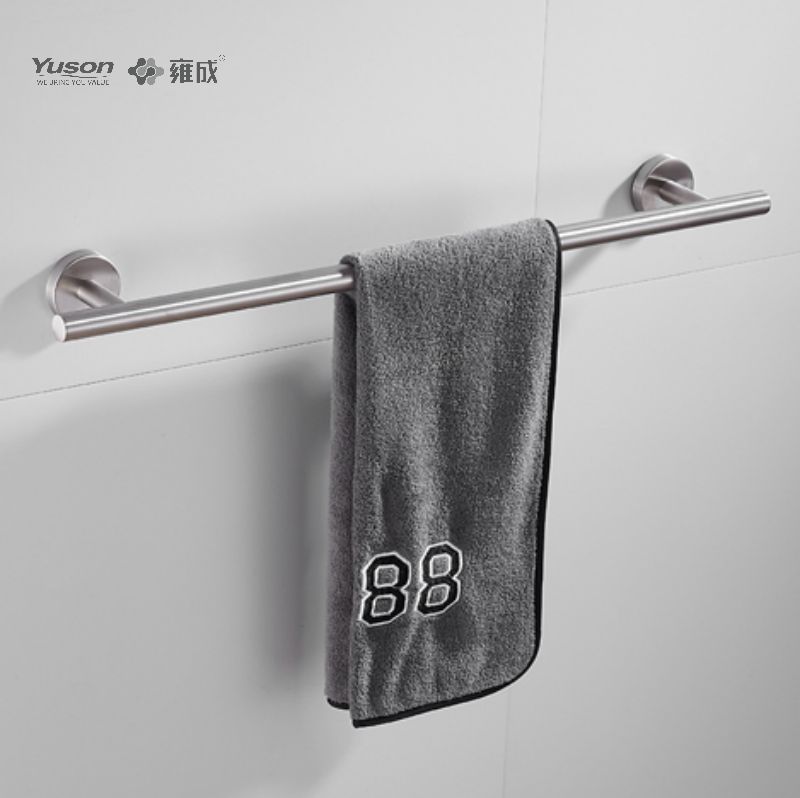 15524 Aksesori Kamar Mandi Ramping, Batangan handuk, 24”, Tempat handuk, Tempat handuk Seng/Kuningan/SUS, terpasang di dinding (Seri 15500)