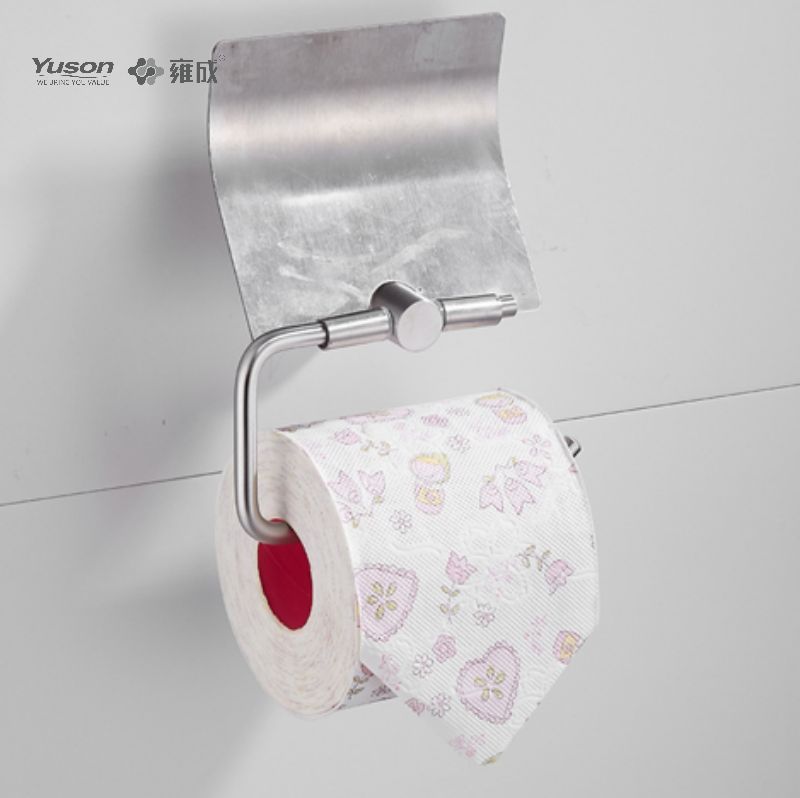 15586 Aksesori Kamar Mandi Ramping, Tempat Tisu Toilet, Tempat Tisu Toilet Seng/Kuningan/SUS, Terpasang Di Dinding (Seri 15500)