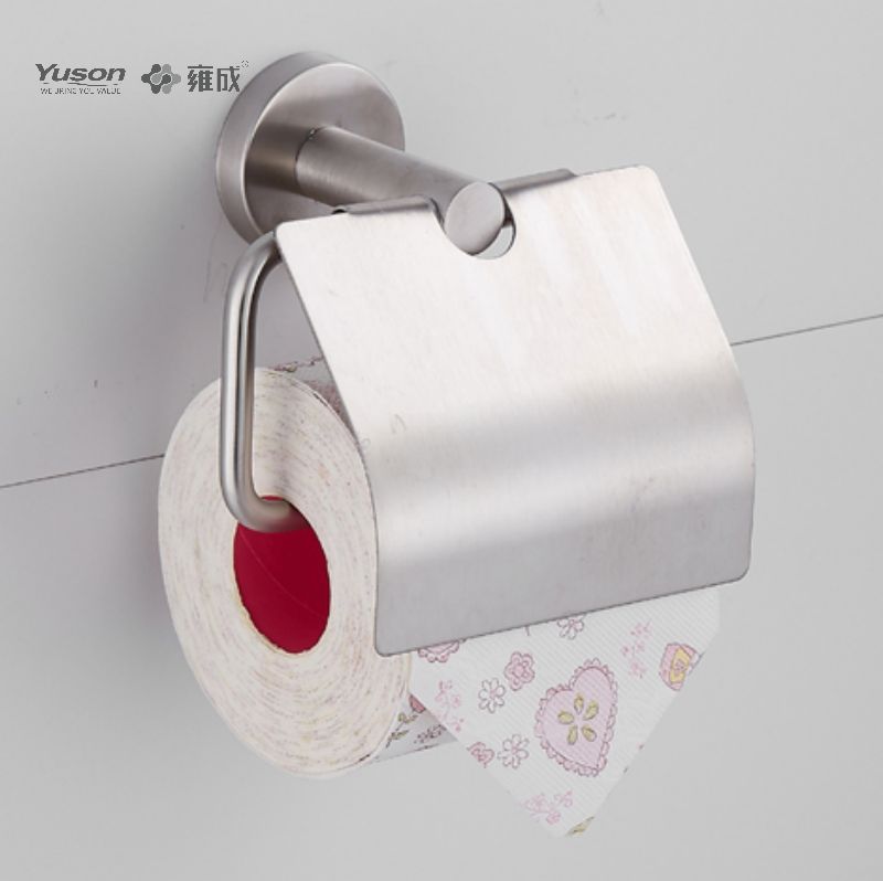 15586 Aksesori Kamar Mandi Ramping, Tempat Tisu Toilet, Tempat Tisu Toilet Seng/Kuningan/SUS, Terpasang Di Dinding (Seri 15500)