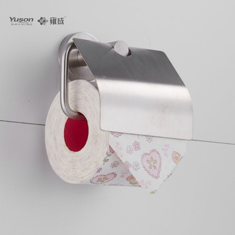15586 Aksesori Kamar Mandi Ramping, Tempat Tisu Toilet, Tempat Tisu Toilet Seng/Kuningan/SUS, Terpasang Di Dinding (Seri 15500)
