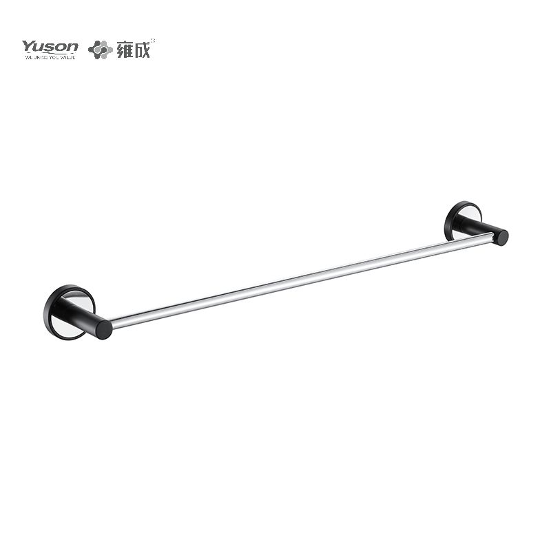 16724 Aksesori Kamar Mandi Ramping, Batangan handuk, 24”, Tempat handuk, Tempat handuk Seng/Kuningan/SUS, dipasang di dinding (Seri 16700)