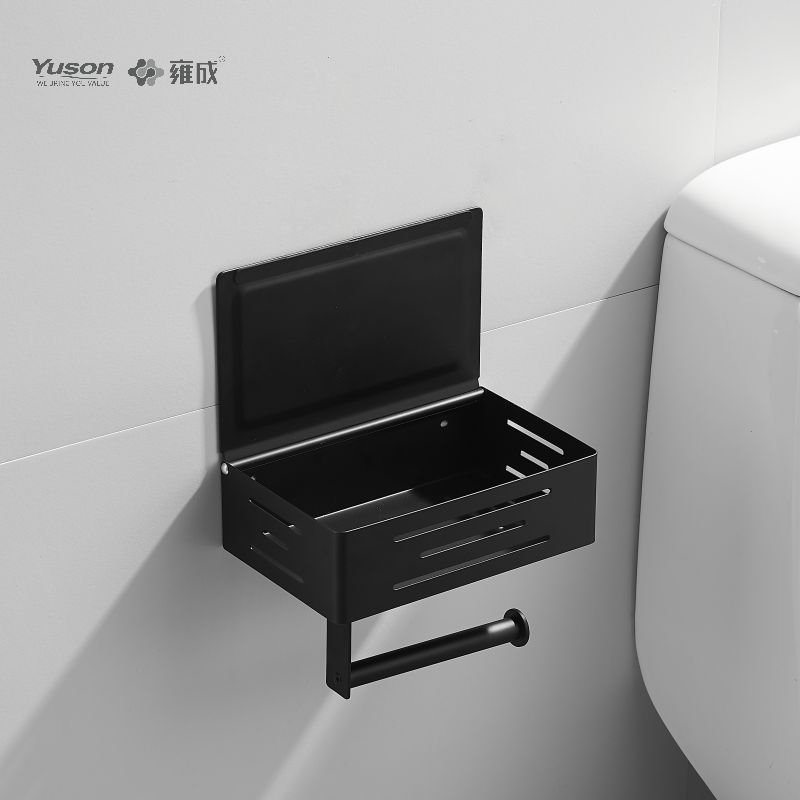 18786C Aksesori Kamar Mandi Ramping, Tempat Tisu Toilet, Tempat Tisu Toilet Seng/Kuningan/SUS, Terpasang Di Dinding (Seri 18700)
