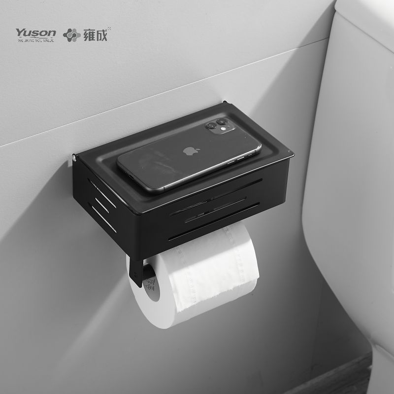 18786C Aksesori Kamar Mandi Ramping, Tempat Tisu Toilet, Tempat Tisu Toilet Seng/Kuningan/SUS, Terpasang Di Dinding (Seri 18700)