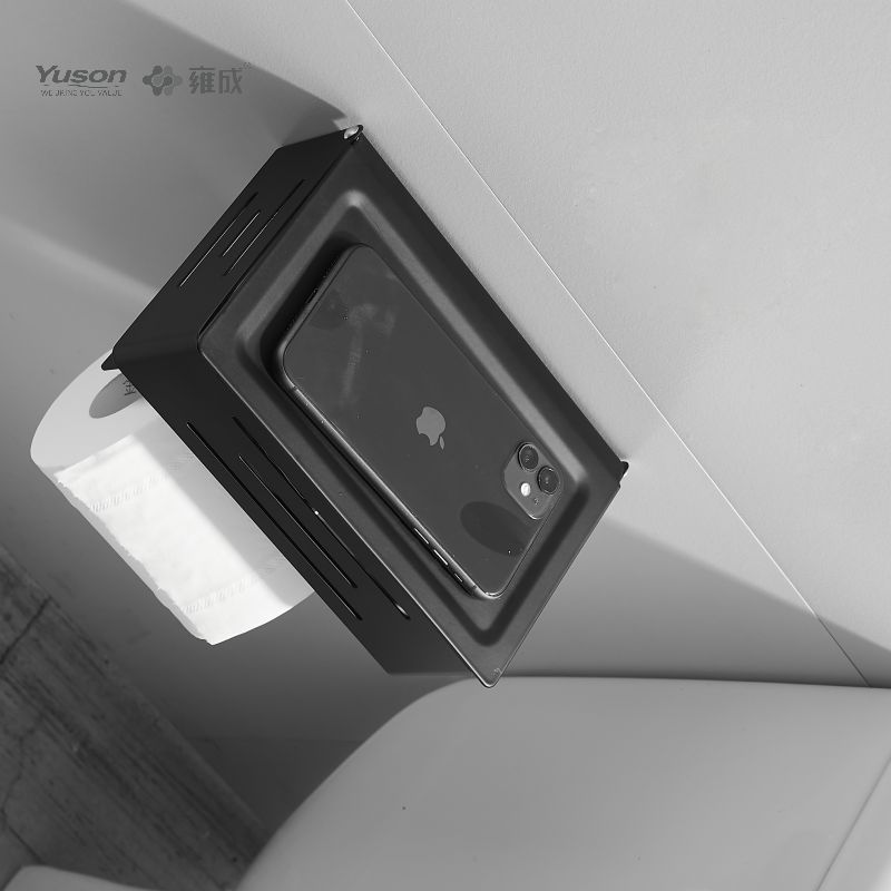 18786C Aksesori Kamar Mandi Ramping, Tempat Tisu Toilet, Tempat Tisu Toilet Seng/Kuningan/SUS, Terpasang Di Dinding (Seri 18700)