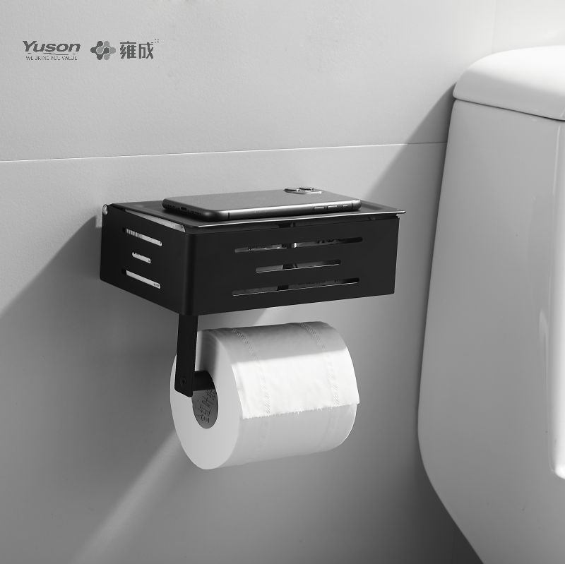 18786C Aksesori Kamar Mandi Ramping, Tempat Tisu Toilet, Tempat Tisu Toilet Seng/Kuningan/SUS, Terpasang Di Dinding (Seri 18700)