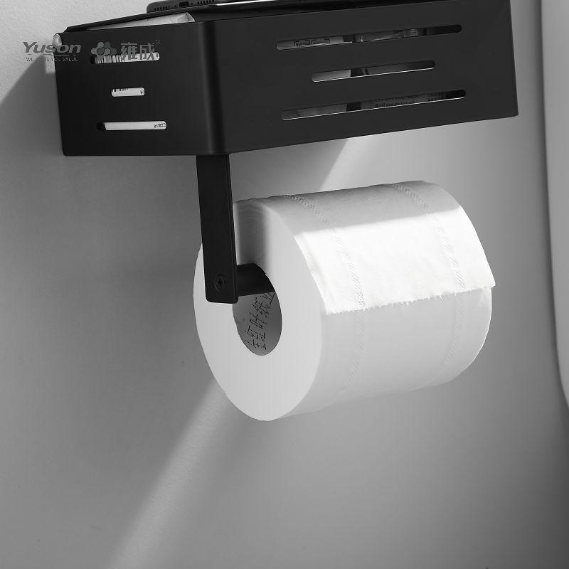 18786C Aksesori Kamar Mandi Ramping, Tempat Tisu Toilet, Tempat Tisu Toilet Seng/Kuningan/SUS, Terpasang Di Dinding (Seri 18700)
