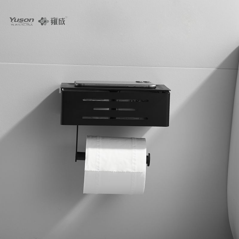 18786C Aksesori Kamar Mandi Ramping, Tempat Tisu Toilet, Tempat Tisu Toilet Seng/Kuningan/SUS, Terpasang Di Dinding (Seri 18700)