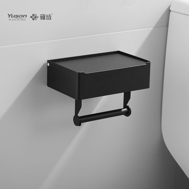 18786D Aksesori Kamar Mandi Ramping, Tempat Tisu Toilet, Tempat Tisu Toilet Seng/Kuningan/SUS, Terpasang Di Dinding (Seri 18700)