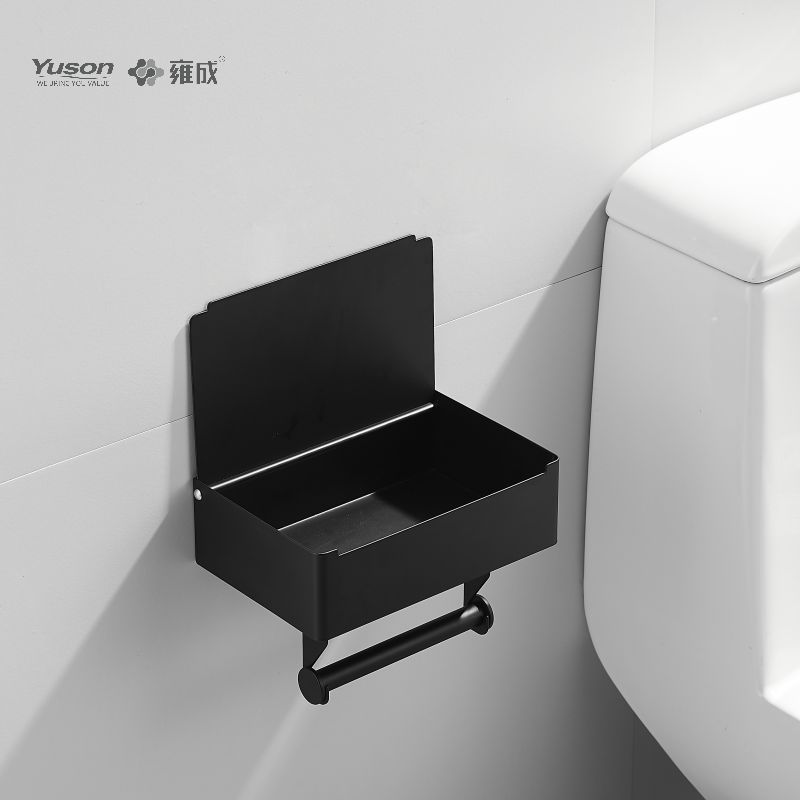 18786D Aksesori Kamar Mandi Ramping, Tempat Tisu Toilet, Tempat Tisu Toilet Seng/Kuningan/SUS, Terpasang Di Dinding (Seri 18700)