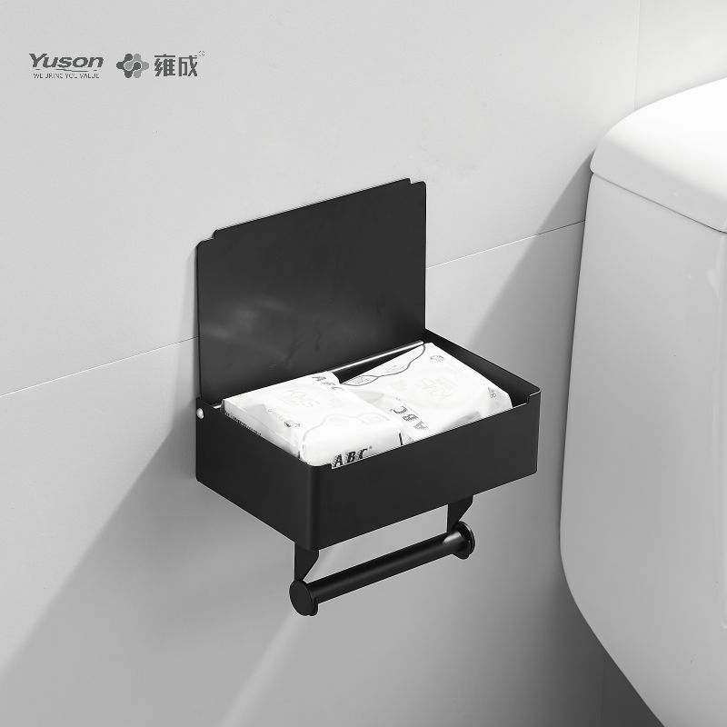 18786D Aksesori Kamar Mandi Ramping, Tempat Tisu Toilet, Tempat Tisu Toilet Seng/Kuningan/SUS, Terpasang Di Dinding (Seri 18700)