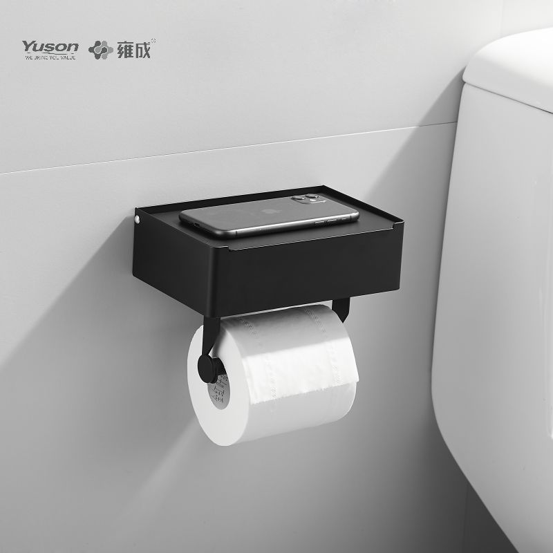 18786D Aksesori Kamar Mandi Ramping, Tempat Tisu Toilet, Tempat Tisu Toilet Seng/Kuningan/SUS, Terpasang Di Dinding (Seri 18700)