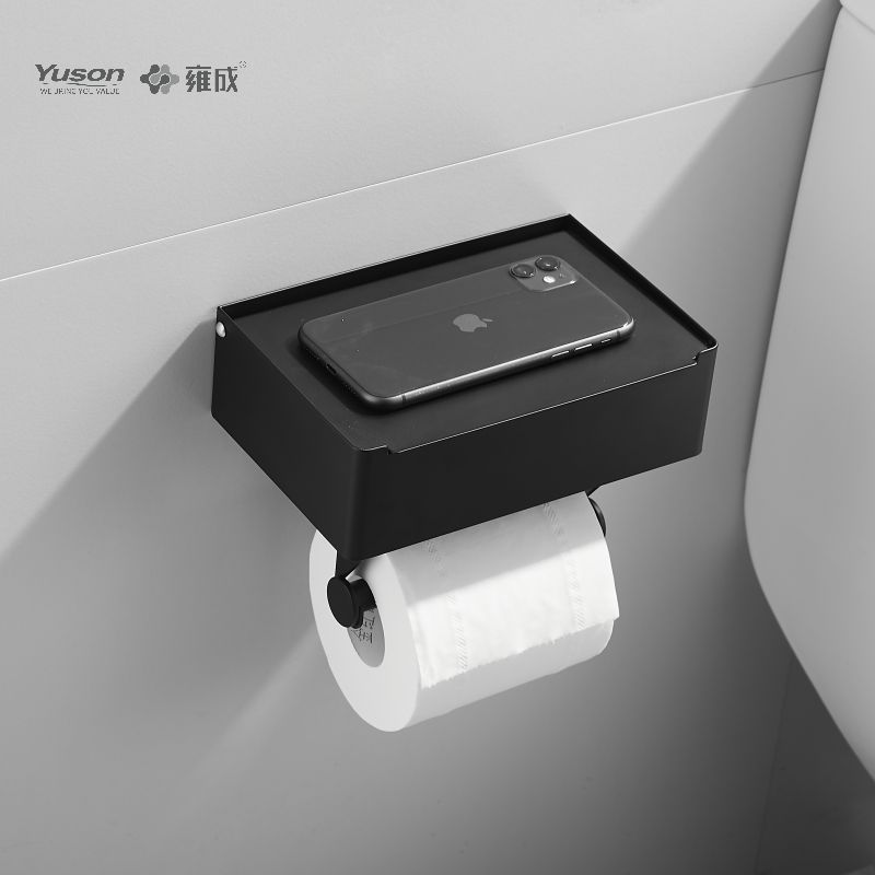 18786D Aksesori Kamar Mandi Ramping, Tempat Tisu Toilet, Tempat Tisu Toilet Seng/Kuningan/SUS, Terpasang Di Dinding (Seri 18700)