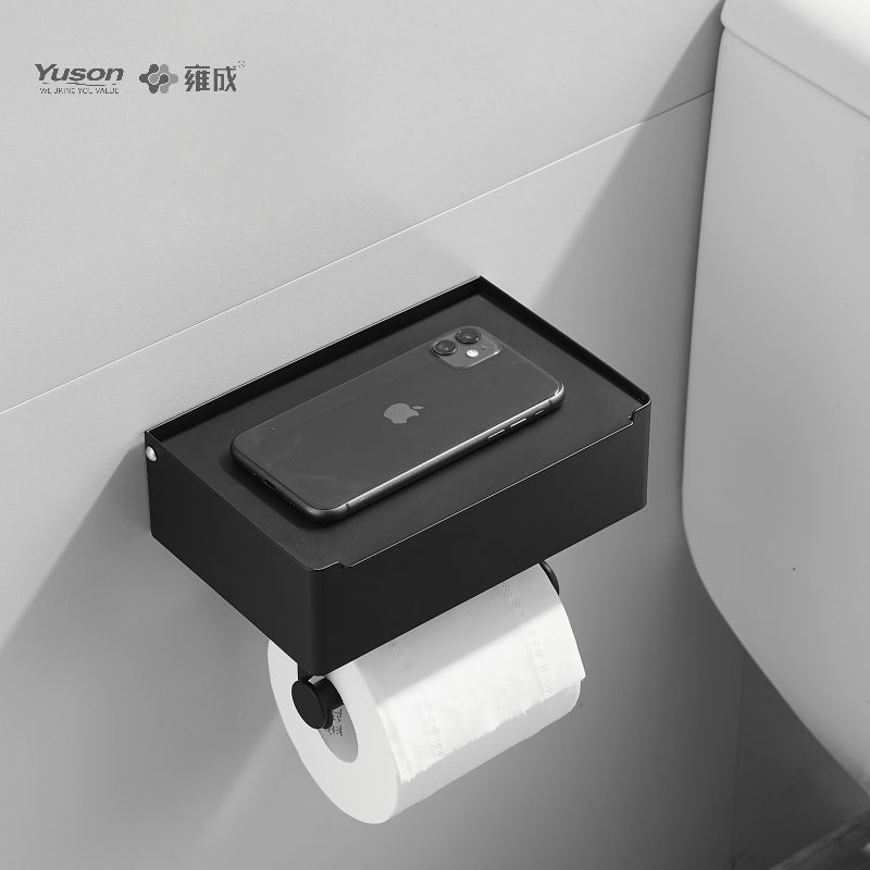 18786D Aksesori Kamar Mandi Ramping, Tempat Tisu Toilet, Tempat Tisu Toilet Seng/Kuningan/SUS, Terpasang Di Dinding (Seri 18700)