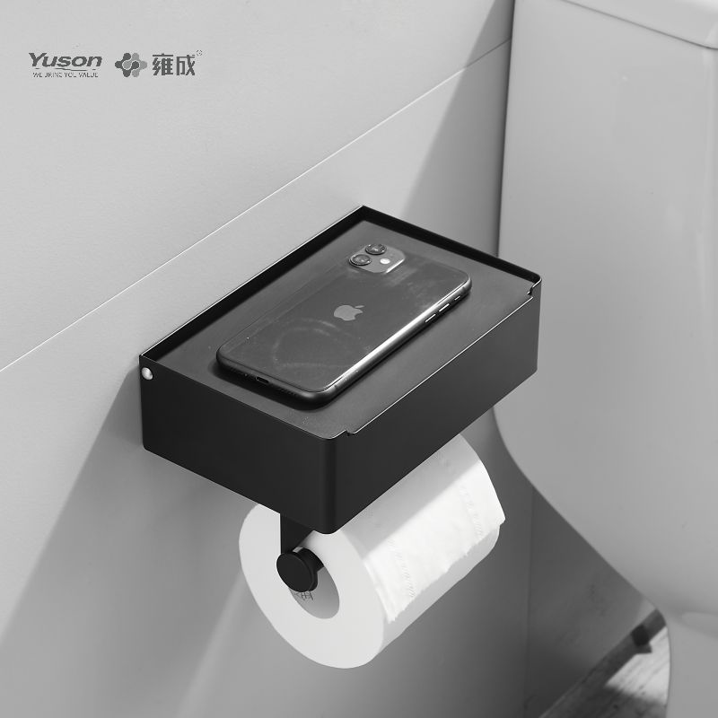 18786D Aksesori Kamar Mandi Ramping, Tempat Tisu Toilet, Tempat Tisu Toilet Seng/Kuningan/SUS, Terpasang Di Dinding (Seri 18700)
