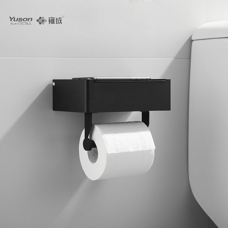18786D Aksesori Kamar Mandi Ramping, Tempat Tisu Toilet, Tempat Tisu Toilet Seng/Kuningan/SUS, Terpasang Di Dinding (Seri 18700)