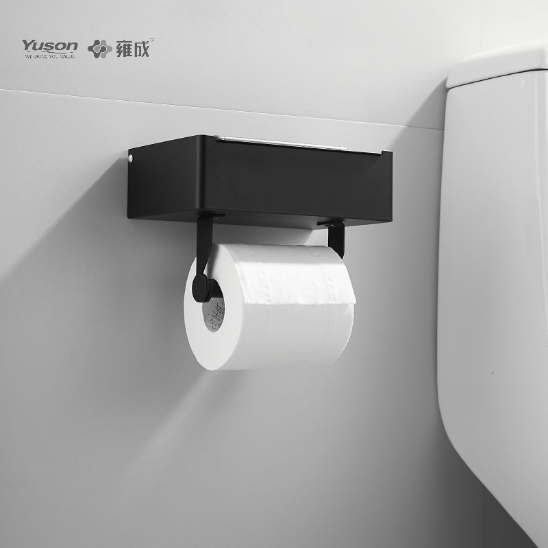 18786D Aksesori Kamar Mandi Ramping, Tempat Tisu Toilet, Tempat Tisu Toilet Seng/Kuningan/SUS, Terpasang Di Dinding (Seri 18700)