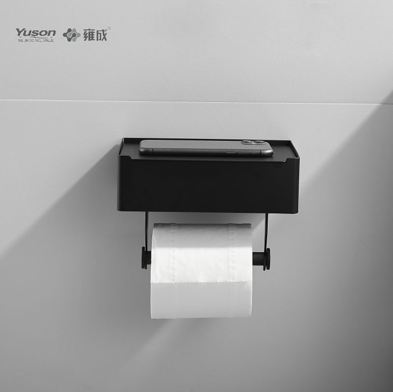 18786D Aksesori Kamar Mandi Ramping, Tempat Tisu Toilet, Tempat Tisu Toilet Seng/Kuningan/SUS, Terpasang Di Dinding (Seri 18700)