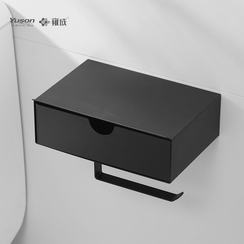 18786G Aksesori Kamar Mandi Ramping, Tempat Tisu Toilet, Tempat Tisu Toilet Seng/Kuningan/SUS, Terpasang Di Dinding (Seri 18700)