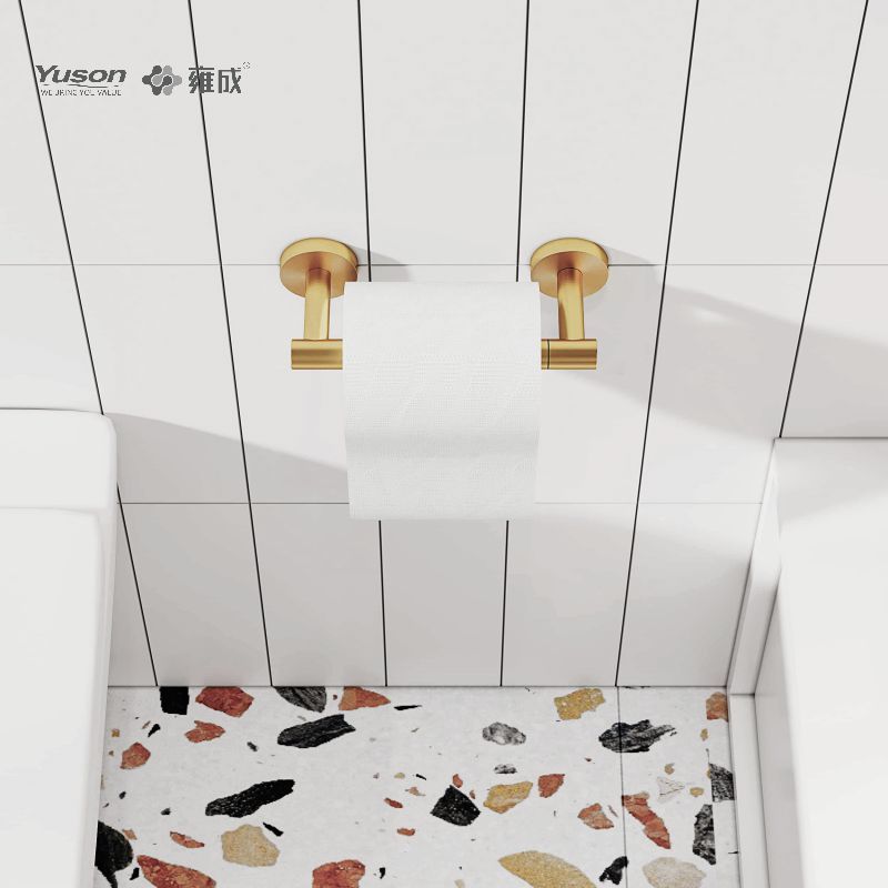 Aksesori Kamar Mandi Ramping 19286P, Tempat Tisu Toilet, Tempat Tisu Toilet Seng/Kuningan/SUS, Terpasang Di Dinding (Seri 19200)